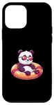 Coque pour iPhone 12 mini Bande dessinée Panda mignon en vacances d'été