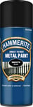 HAMMERITE DIRECT TO RUST AEROSOL SPRAY PAINT 400ml SMOOTH BLACK NEW 0.40l