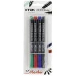 TDK CD/DVD Different Colors Marker Pens Good Quality Highlighter Markers Pen New