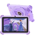 Tablette Enfants 7 Pouces Andriod Tablette pour Enfants Quad Core, 2 Go RAM 32 Go ROM 128 Go Extension Contrôle Parental Tablette Éducative et Divertissante avec étui Antichoc WiFi Youtube Google Play