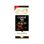 Tablette De Chocolat Noir 70% Corsé Lindt - La Tablette De 100g