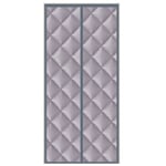 Termisk dörrgardin 90 x 210 cm, termiskt isolerad dörrgardin, anti-kall dörrgardin, W
