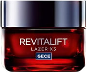Revitalift Laser X3 Care Night Cream Anti-Aging Acid Hyaluronic