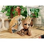 MakeIT Baby Groot Flower Pot: "gardens" Of The Galaxy 2 Svart Xl