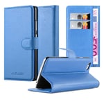 cadorabo Book Case works with Apple iPhone 6 / iPhone 6S in SKY BLUE – with Magnetic Closure, Stand Function and Card Slot – Wallet Etui Cover Pouch PU Leather Flip