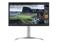 LG UltraFine 27UQ850-W - LCD-skärm - USB - 27 - 3840 x 2160 4K @ 60 Hz - Nano IPS svart - 400 cd/m² - 2000:1 - DisplayHDR 400 - 5 ms - 2xHDMI, DisplayPort, USB-C - högtalare