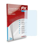atFoliX 3x Screen Protection Film for Sony XDR-S61D Screen Protector clear