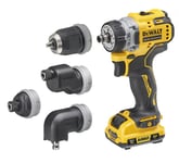 Dewalt Skruvdragare 12V, DCD703L2T, med batteri & laddare