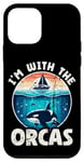 Coque pour iPhone 12 mini Pro Orca Je suis d'accord avec l'incident de l'éperonnage d'un yacht Orcas