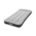 YAWN AIR Self Inflating Camping Mattress - Single Size - Self Inflating with Battery Operated Pump - Air Bed with Integrated Pillow - Includes 2x Repair Patches and Storage Bag
