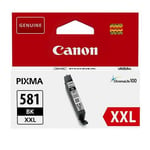 Canon Original 1998c001 Cli-581bk Xxl Black Ink Cartridge (6,360 Pages)