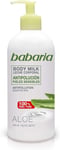 Babaria Naturals Aloe Vera Sensitive Skin Body Milk 400Ml with Hyaluronic Acid
