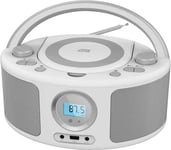 WTB-791 CD Radio Portable CD Player Boombox with Bluetooth,FM Compatible,USB AUX