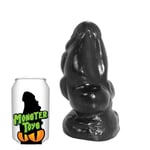 Monster Toys Black Waterproof Vinyl Gizmo Anal/Butt Plug