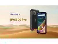 Blackview Bv5300 Pro 4/64Gb Smartphone Black - Smartphone, Skiffer, Dubbla Sim-Kort, 15,5 Cm (6.1"), Bluetooth, 6580 Mah, Svart