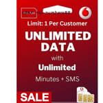 Vodafone Sim Card New and Sealed Pay As You Go Plus. PAYG VodaPHONE SIM OFFICIAL