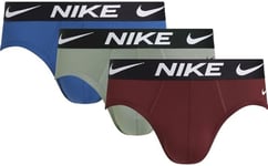 Nike Men's Dri-Fit Hip Brief 3PK, multi-coloured, XS