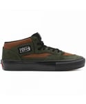 Vans Skate Half Cab Green Mens Shoes Nubuck Leather - Size UK 4