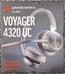POLY Plantronics Voyager 4320/R MSTEAMS UC Wireless Stereo Over-The-Headphone