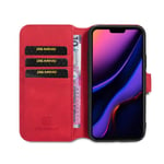 DG-Ming mobilplånbok 3-kort Apple iPhone 12 Pro Max (6.7")  - Röd
