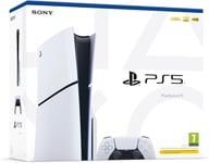 New Sony PS5 Slim Blu-Ray Edition 1TB Video Game Console - White Brand New.