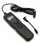 LCD Shutter Timer Remote Control Cord for Canon DSLR 250D 650D 600D 700D Camera