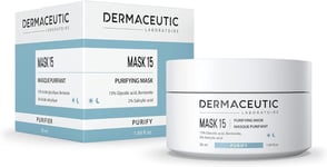 Dermaceutic Mask 15 - Oil and Sebum Control Face Mask - Glycolic Acid, Salicylic
