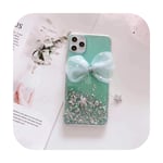 Cute Bow Glitter Star Pendant Bling Shiny Case For iPhone SE 2020 11 Pro Max X XR XS 6S 7 8 Plus SE2 Case Women Fashion Silicone-Sky Blue-For iPhone XR