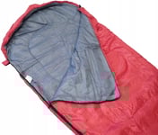 Kubisport 210 Cm Lättviktssovsäck Mummy Robust Red Touring Sovsäck