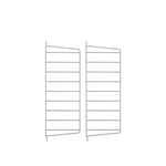 String - Väggavel 50x20cm 2-pack beige - Hyllor & Hyllsystem - Beige - Metall