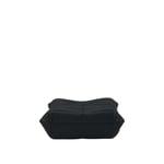 Ligne Roset - Togo Footstool, Leather Cat. W, Kyoto Noir 5291 - Fotpallar - Michel Ducaroy - Svart - Läder/Skum
