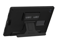 UAG Case for Galaxy Tab A8 10.5-in (2022) (SM-X200 & SM-X205) - Scout Black - Baksidesskydd för surfplatta - med ställ och handrem - termoplastisk polyuretan (TPU) - svart - 10.5 - för Samsung Galaxy Tab A8