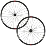 Fulcrum Rapid Red 900 DB 2WF Gravel Wheelset - 700c Black Campagnolo N3W 12mm Front 142x12mm Rear Centerlock Pair 13 Speed Tubeless