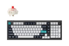 Keychron Q5 Max - tangentbord - QMK/VIA, anpassat mekaniskt, helt monterat reglage - kolsvart Inmatningsenhet