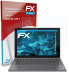 atFoliX 2x Screen Protector for Lenovo IdeaPad Duet 3i clear