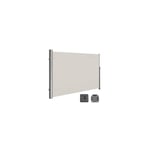 Sidomarkis 2x3,5m Beige för Balkong & Trädgård