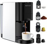 KOTLIE Espresso 4In1 Coffee Machine for Nespresso Original/Dolce Gusto/L’Or/Star