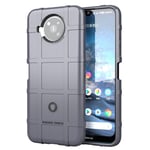 NOKOER Case for Nokia 8.3 5G, TPU Cover [Heavy Duty] Superior Anti-fall Protection Phone Case [Shockproof] [Non-Slip] [Anti-Fingerprint] Non-slip Case - Gray