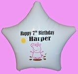 Peppa Pig balloon PERSONALISED BIRTHDAY balloon decoration Muddy Puddles