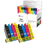 8 Ink Cartridges For Epson Workforce Wf-2520nf Wf-2630wf Wf-2750dwf Wf-2010w
