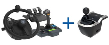 Hori Farming Control System + 7-Speed Racing Shifter Bundle For PC (Windows 11/10)