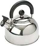 Raxter Camping Whistling Kettle Large 2 L stovetop Kettles for Gas Stove or hob