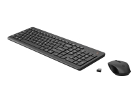 HP 150 - Sats med tangentbord och mus - USB - tysk - svart - för HP 21, 27 Laptop 14, 15, 15s Pavilion Laptop 15