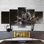 TOPRUN Picture prints on canvas 5 pieces paintings modern Framed artwork Photo Home Decoration 5 panel PUBG PlayerUnknown's Battlegrounds Wall art 150 x 80 cm