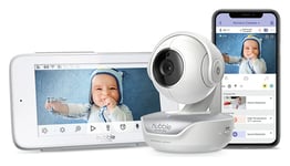 Hubble Nursery Pal Deluxe 5inch Connected Video Baby Monitor