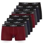 FM London (4/8-Pack) Mens Boxers with Elastic Waist - Soft Boxer Shorts Men with HyFresh Technology for Odour Protection, Stretch Fit Mens Underwear for Everyday Wear - Fitted Hipster Boxers for Men