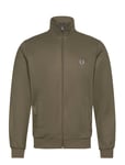 Track Jacket Tops Sweat-shirts & Hoodies Sweat-shirts Green Fred Perry