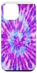 iPhone 14 Plus Tie Dye Blue & Purple Burst Design Great Women's, Men, Girls Case