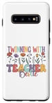Galaxy S10+ Twinning with my teacher bestie Flower Matching teachers Case