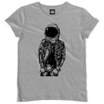 Teetown - T Shirt Femme - Astronaute Punk - Astro Nasa Galaxie Mars Lune Fusée Planète Hype Space X - 100% Coton Bio